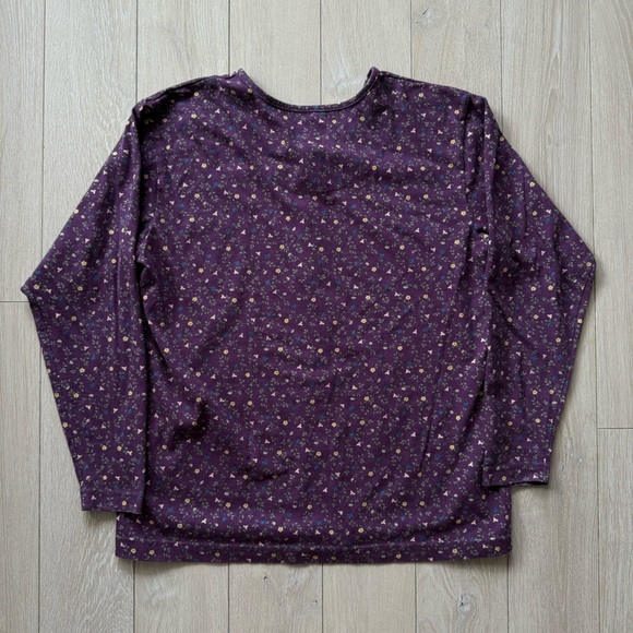 Vintage Northern Reflections Floral Print Button Down Long Sleeve Top Size M - Picture 6 of 9